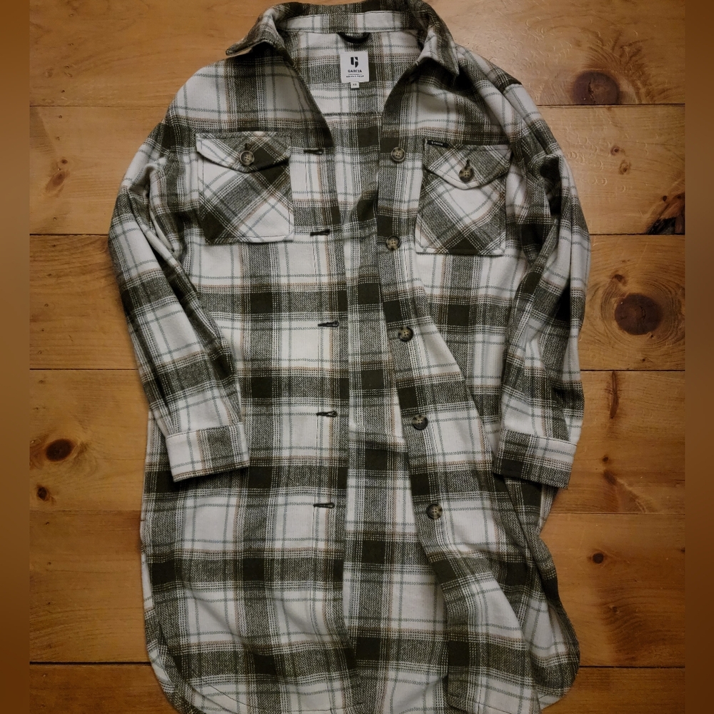 3/4 length shacket